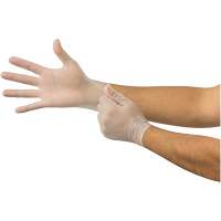 Gants jetables Derma Free MICROFLEX DF-850, 6,5/7/Petit, Vinyle, 3,1 mils/3,5 mils, Sans poudre, Transparent, Classe 2 O-Max