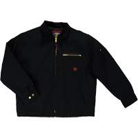 Veste de travail en toile lourde, Hommes, Petit, Noir O-Max