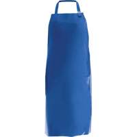 Endurosaf Bib Apron, Polyurethane, 50" L x 34" W, Blue O-Max