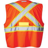 Veste de s&eacute;curit&eacute; SV350 X-Back avec lampe, Orange haute visibilit&eacute;, Petit, Polyester O-Max