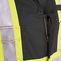 7702BK Combinaison ignifuge et r&eacute;sistant &agrave; l'arc &eacute;lectrique 88/12 FR-Tech, Taille 36, Noir, 9,7 cal/cm² O-Max
