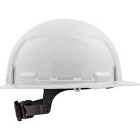 Front Brim Hardhat, Meets CSA Type 1, Ratchet Suspension, Non-Vented O-Max