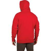 Chandail &agrave; capuchon lourd, Hommes, Petit, Rouge O-Max