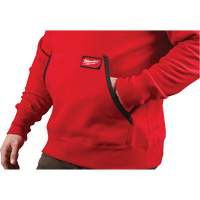 Chandail &agrave; capuchon lourd, Hommes, Petit, Rouge O-Max