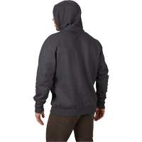 Chandail &agrave; capuchon lourd, Hommes, Petit, Gris O-Max