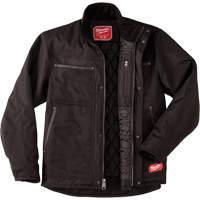 Blouson classique GridIron, Hommes, Petit, Noir O-Max