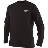 Workskin Long Sleeve Shirt, Men's, Small, Black O-Max