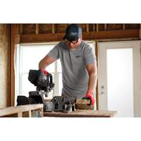 Hybrid Work Tee Shirt, Men's, Small, Grey O-Max