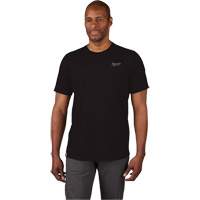 Hybrid Work Tee Shirt, Men's, Small, Black O-Max