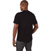 Hybrid Work Tee Shirt, Men's, Small, Black O-Max