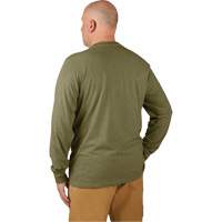 Hybrid Work Tee Shirt, Men's, Small, Green O-Max