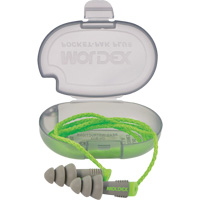 Alphas™ Reusable Earplugs, Corded, Bulk - Plastic Case, 27 dB NRR, One-Size SGZ849 | O-Max