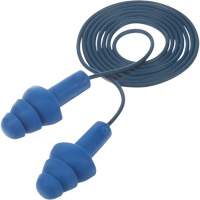 Bouchons d'oreilles pr&eacute;moul&eacute;s E-A-R Ultrafit , Avec cordon, Taille unique, Vrac - Sac en poly, NRR dB NRR 25 dB O-Max