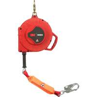 Cordage de s&eacute;curit&eacute; autor&eacute;tractable Rebel, 50', Acier galvanis&eacute;, Pivotant O-Max