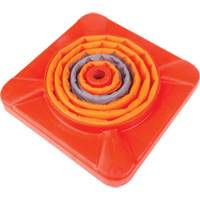 Collapsible Traffic Cone, 18" H, Orange O-Max