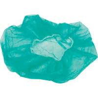 Bonnets bouffants, Polypropyl&egrave;ne, 21", Vert O-Max