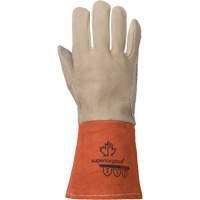 Gants de soudage TIG, Cuir fleur de daim, Taille Moyen O-Max