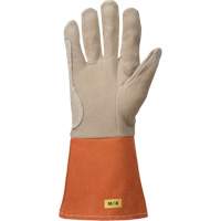Gants de soudage TIG, Cuir fleur de daim, Taille Moyen O-Max