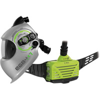 e3000x Welding Belt-Mount PAPR System, Headcover & Faceshield/Welding Helmet, Lithium-Ion Battery O-Max