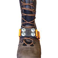 Midcleat&reg; Non-Sparking Ice Cleat, Carbon Steel, Stud Traction, One Size O-Max