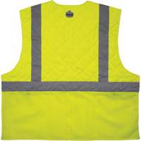Chill-Its 6668 Safety Cooling Vest, Small, High Visibility Lime-Yellow O-Max