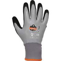 Gants de travail Hydrofuges et enduits pour l'hiver ProFlex 7501, Petit, R&ecirc;vetement Nitrile/Latex, Calibre 10/15, Enveloppe en Polyester O-Max