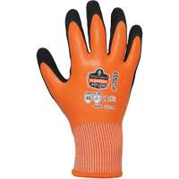 Gants de travail enduits et r&eacute;sistant &agrave; la coupe pour l'hiver ProFlex 7551, Taille Petit, Calibre 10/13, Rev&ecirc;tement Nitrile/Latex de caoutchouc, Enveloppe en PEHP, ASTM ANSI niveau A5/EN 388 niveau E O-Max