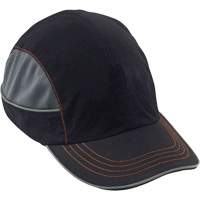 Skullerz 8950XL Bump Cap with Long Brim, Black O-Max