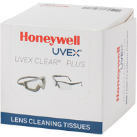 Uvex Clear&reg; Plus Lens Tissues, 4.125" x 3.96" O-Max