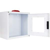 Grande armoire standard pour DEA avec alarme & stroboscope, Zoll AED Plus<sup>MD</sup>/Zoll AED 3<sup>MC</sup>/Cardio-Science/Physio-Control Pour, Non médical SHC002 | O-Max