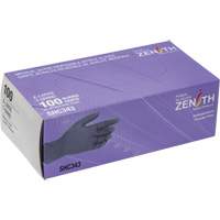 Medical Grade Disposable Gloves, X-Large, Nitrile, 6-mil, Powder-Free, Black, Class 2 O-Max