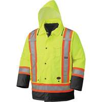 5021BB Manteau imperm&eacute;able 7 en 1, Jaune lime haute visibilit&eacute;, T-petit O-Max