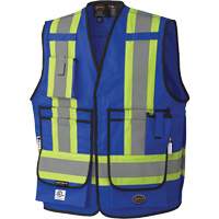 7733 Veste d'arpenteur ignifuge et r&eacute;sistant aux arcs &eacute;lectriques FR-Tech, Petit, Bleu royal, 9,7 cal/cm² O-Max