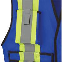 7733 Veste d'arpenteur ignifuge et r&eacute;sistant aux arcs &eacute;lectriques FR-Tech, Petit, Bleu royal, 9,7 cal/cm² O-Max