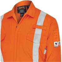 7702BB Combinaison de s&eacute;curit&eacute; FR-Tech 2 tons, Taille 36, Bleu marin/Orange, 10 cal/cm² O-Max