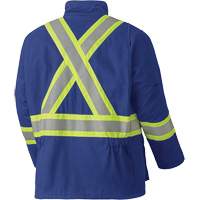 5523 Flame-Resistant Safety Parka, Small, Royal Blue, 58 cal/cm² O-Max
