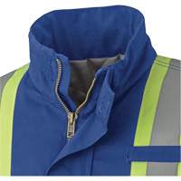 5523 Flame-Resistant Safety Parka, Small, Royal Blue, 58 cal/cm² O-Max