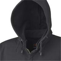 337 Capuche &agrave; fermeture &eacute;clair ignifug&eacute;e, Hommes, T-petit, Noir, 22 cal/cm² O-Max