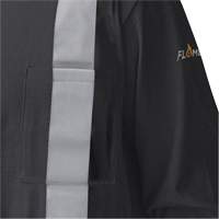 340SFA Chemise de s&eacute;curit&eacute; &agrave; manches longues ignifuge, Petit, Noir O-Max