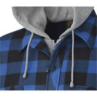 415SS Quilted Hooded Shirt, Men's, Small, Multi-Colour O-Max