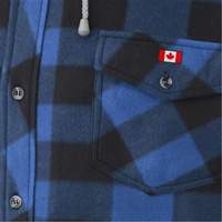 415SS Quilted Hooded Shirt, Men's, Small, Multi-Colour O-Max