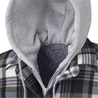 415BG Quilted Hooded Shirt, Men's, X-Small, Multi-Colour O-Max