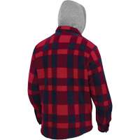 415RB Quilted Hooded Shirt, Men's, Small, Multi-Colour O-Max