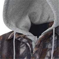 415CM Quilted Hooded Shirt, Men's, X-Small, Multi-Colour O-Max