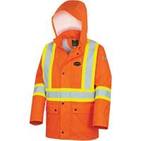 5892PKT Veste de s&eacute;curit&eacute; imperm&eacute;able &agrave; haute visibilit&eacute; ignifuge, T-petit, Orange haute visibilit&eacute; O-Max