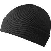 5563A Lined Toque, Acrylic Lining, One Size, Black O-Max