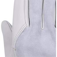 535G Beige Driver's Gloves, Small, Grain Cowhide Palm O-Max