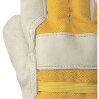 537FLRF Insulated Fitter's Gloves, One Size, Grain Cowhide Palm, Boa Inner Lining O-Max