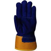 655 Insulated Fitter's Gloves, One Size, Split Cowhide Palm, Boa Inner Lining O-Max