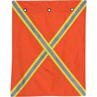 353 Flag with Reflective Tape, Polyester O-Max